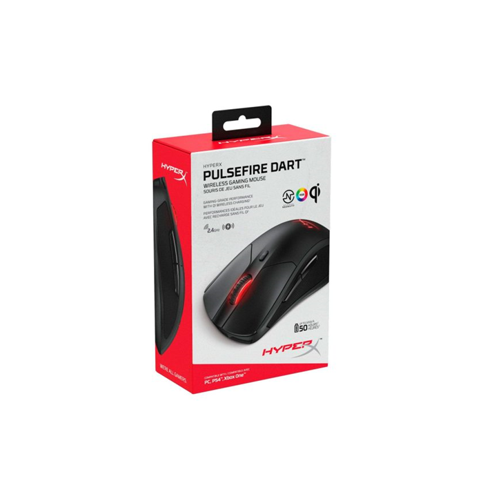 Mouse gamer HyperX Pulsefire Dart inalámbrico 16.000 DPI (HX-MC006B)