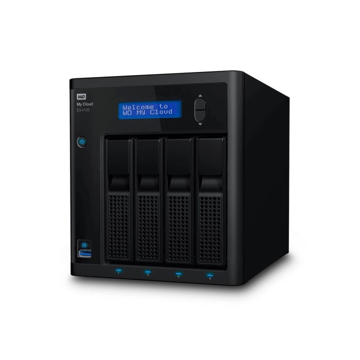 NAS WD My Cloud EX4100 NAS 24TB ARMADA 388 1.6GHz dual-core (WDBWZE0240KBK-NESN)