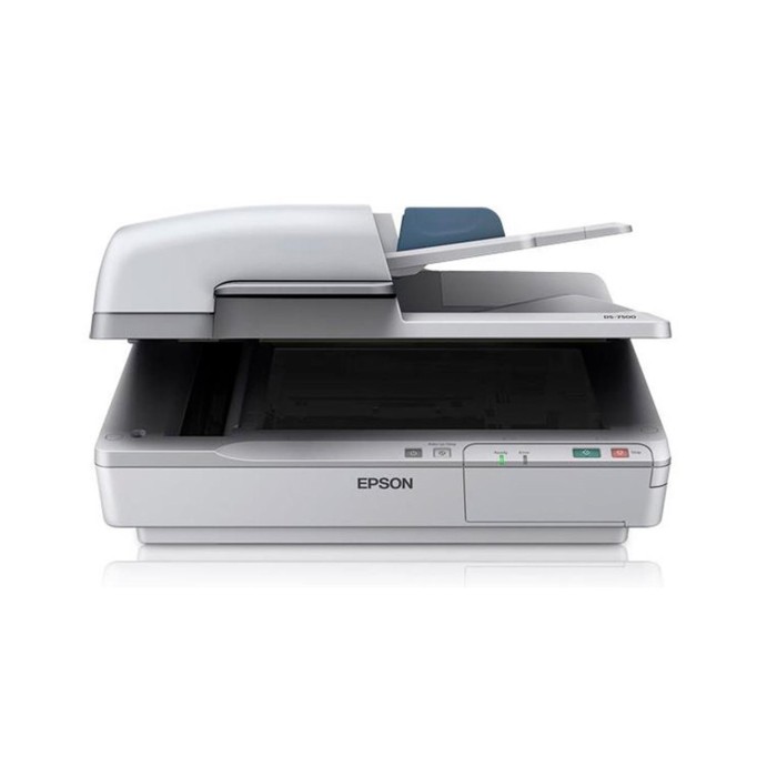 ESCANER EPSON  DS7500 CAMA PLANA Y ADF 40 PPM A4 DUPLEX ADF 100 HOJAS CICLO TRABAJO 4.000 COPIAS AL DIA (B11B205321)