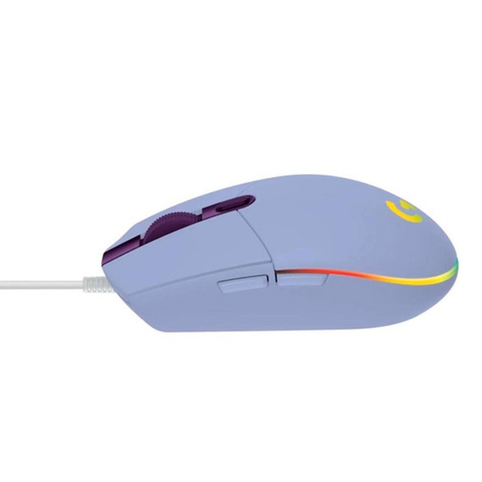 Mouse Logitech G203 RGB LIGHTSYNC Lila 8.000 DPI 6 botones programables   (910-005852)