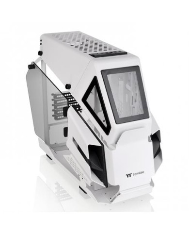 Gabinete Gamer Thermaltake AH T200, Micro-Case, Micro-ATX, Mini-ITX, Vidrio templado, Color blanco