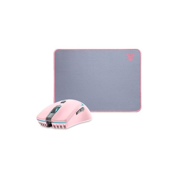 KIT GAMER FANTECH MOUSE PAD SVEN MP35 + MOUSE CRYPTO PINK (1637772574516)