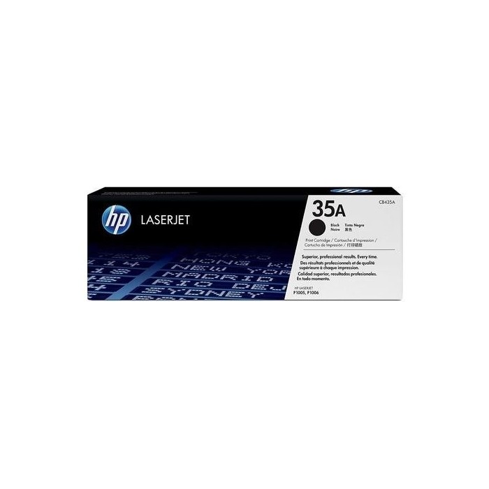 Cartucho de toner  HP LaserJet CB435A Negro