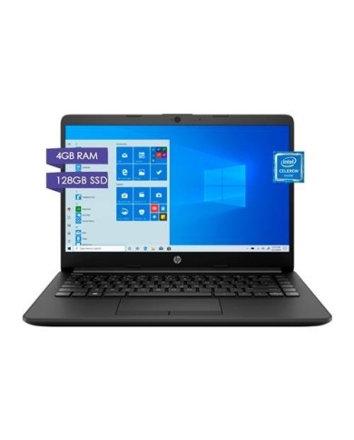 Notebook HP 14-CF2087LA Intel celeron N4020 14" 4GB 128GB SSD (310H3LA)