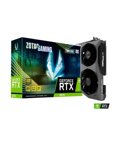 Tarjeta de Video Zotac GeForce RTX 3070 Twin Edge OC 8GB GDDR6, 256-bit (ZT-A30700H-10P)