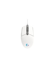 Mouse gamer Logitech G203 Blanco 8000 DPI 6 Botones (910-005794)