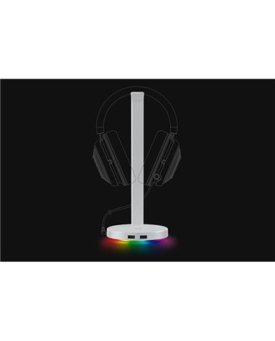 Soporte para audífonos Razer Chroma V2 RGB Mercury White (115RZ00017)