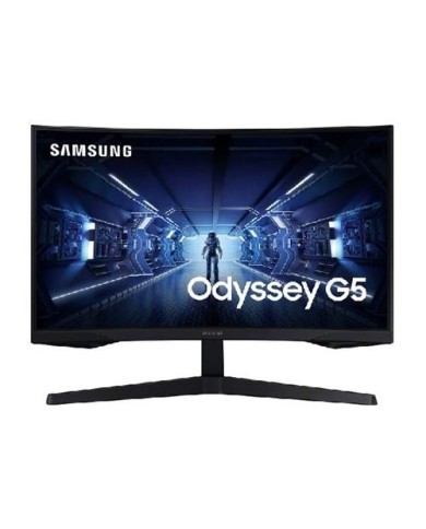 Monitor Gamer Samsung Odyssey G5 Curvo / 27“ / QHD / 2560x1440 / 144Hz / 1ms / HDMI+DP / FreeSync (LC27G55TQWLXZS)
