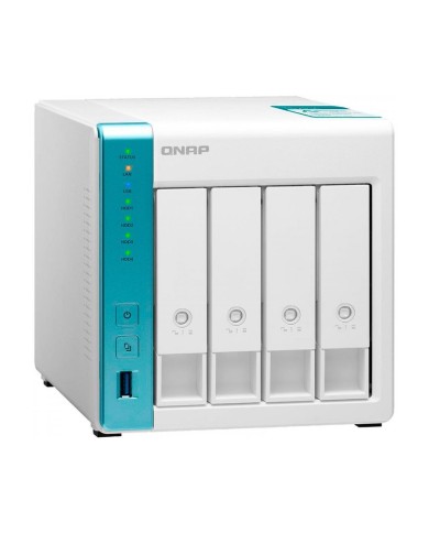 Servidor NAS QNAP 4-Bay para Respaldos y Data Sharing, 4-Core 1.7GHz, 1GB Ram (TS-431K-US)