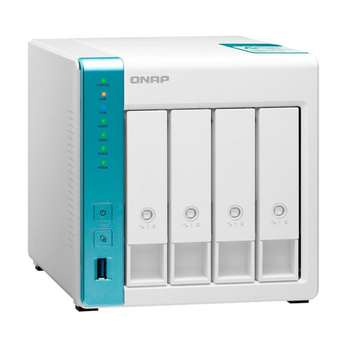 Servidor NAS QNAP 4-Bay para Respaldos y Data Sharing, 4-Core 1.7GHz, 1GB Ram (TS-431K-US)