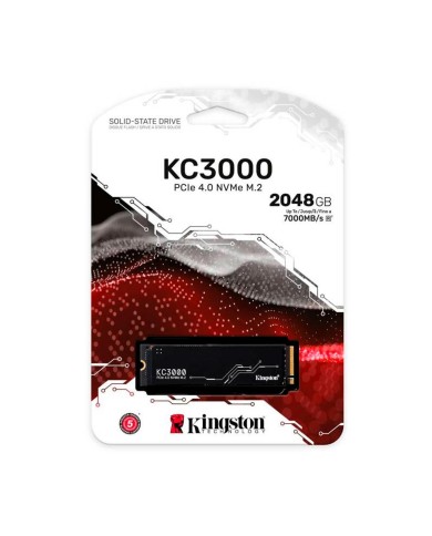 Unidad de estado sólido Kingston KC3000 de 2TB (M.2 NVMe, PCIe 4.0, Hasta 7.000 MB/s)