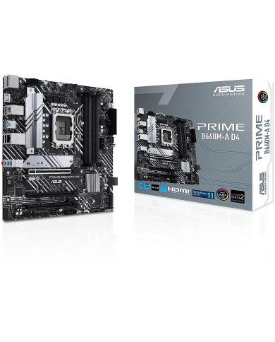 Placa Madre ASUS PRIME B660M-A D4 Motherboard Micro ATX Intel LGA 1700 DDR4
