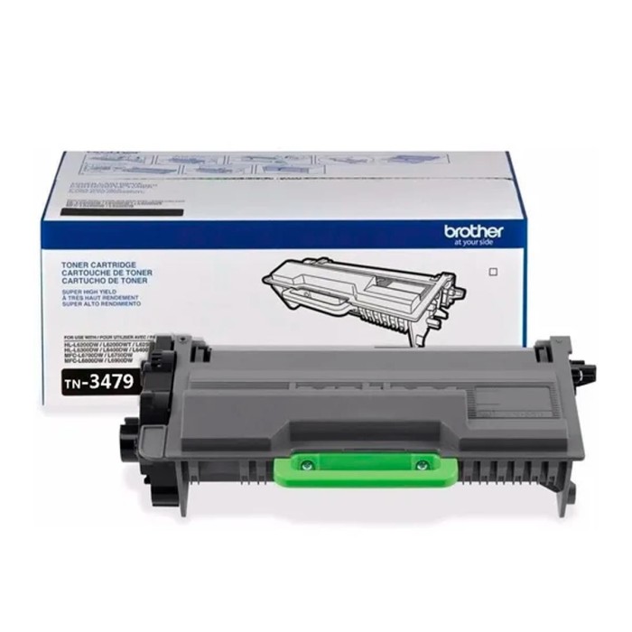 Cartucho Toner Brother TN3479 de alto rendimiento (12.000 páginas, Negro)