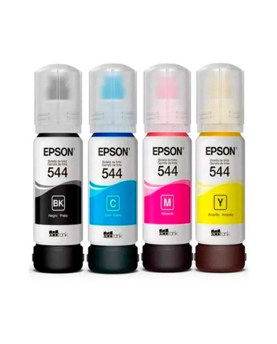 Pack de tintas Epson T544 4 colores Negro + Colores ORIGINAL (T544520-4P)