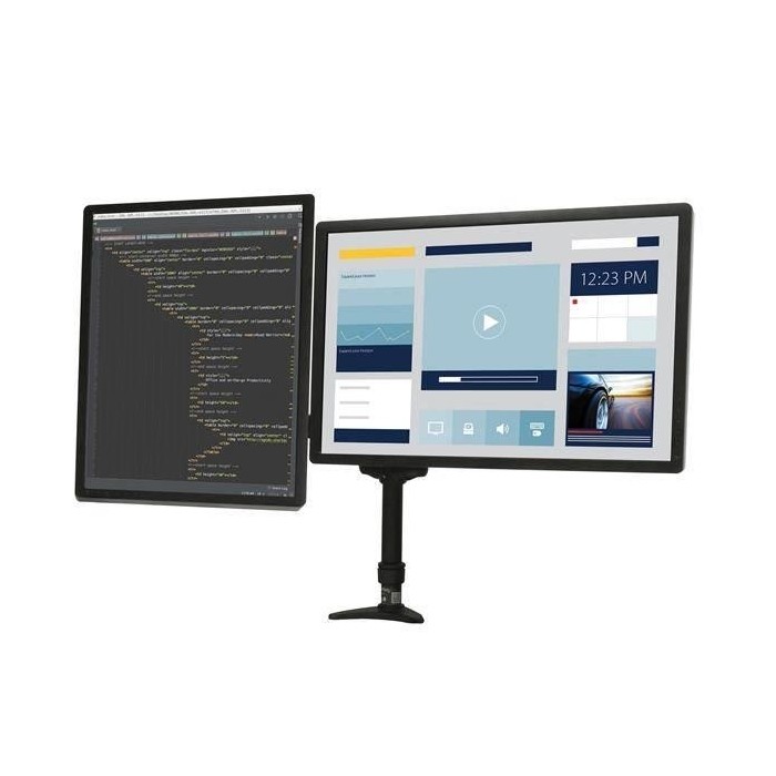 Soporte para dos monitores de 24" con Brazo Articulado