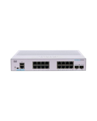 Switch Cisco CBS250 Smart 16-port GE 2x1G SFP (CBS250-16T-2G-NA)