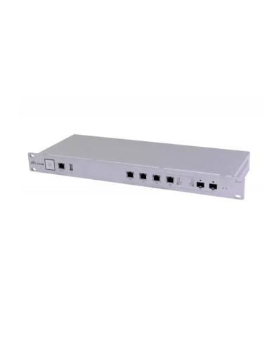 USG-PRO-4 UBIQUITI UniFi 2-1000-LAN 2-SFP-Combo-WAN Console-RJ45/USB Rack-1U
