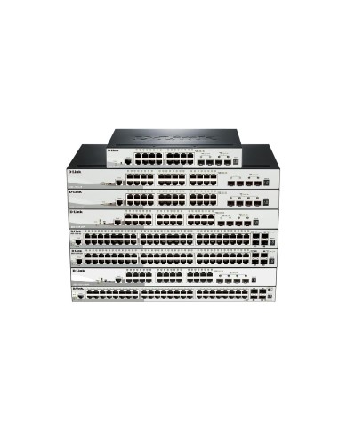 Switch Dlink DGS-1510-52-ports Gigabit - 48-ports Gigabit 4-ports SFP+ D-Link (DGS-1510-52X)