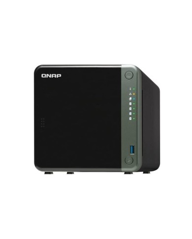 Servidor NAS QNAP TS-453D-4G-US RAM 4 GB, conectividad 2.5GbE, gabinete de 4 bahías, SATA 6Gb/s