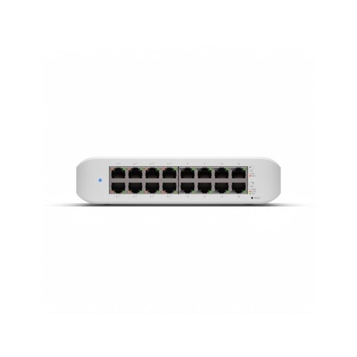 Conmutador Ubiquiti UniFi Switch Lite USW-Lite-16-POE Gestionado - 16 x 10/100/1000 (8 PoE+)  sobremesa