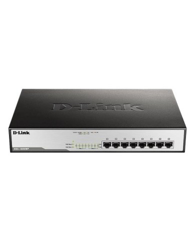 Switch D-Link DGS-1008MP No administrado Gigabit Ethernet (PoE) 8 puertos