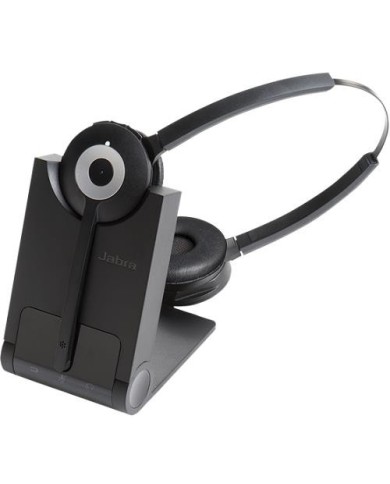 Audífonos Jabra Pro 930 Duo, DECT, Crystal Clear, Negro