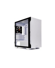 Gabinete S100TG Snow/White/Win/SPCC/Tempered Glass