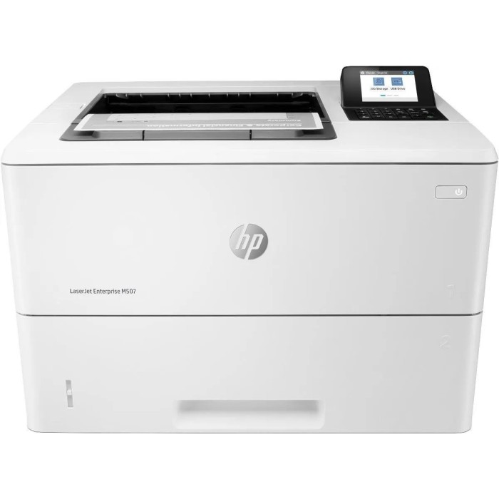 Impresora monocromática HP LaserJet Enterprise M507dn (USB 2.0 y conectividad Ethernet, Impresión a doble cara)