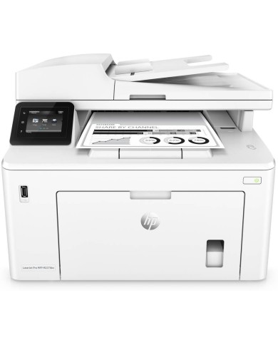 Impresora Multifuncional HP LaserJet Pro M227fdw (Laser, Duplex, Red + Wifi + USB)