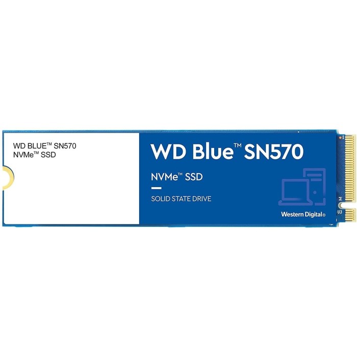 Unidad de Estado Sólido Western Digital Blue SN570 de 1 TB (NVMe, M.2 2280,PCI Express 3.0 )