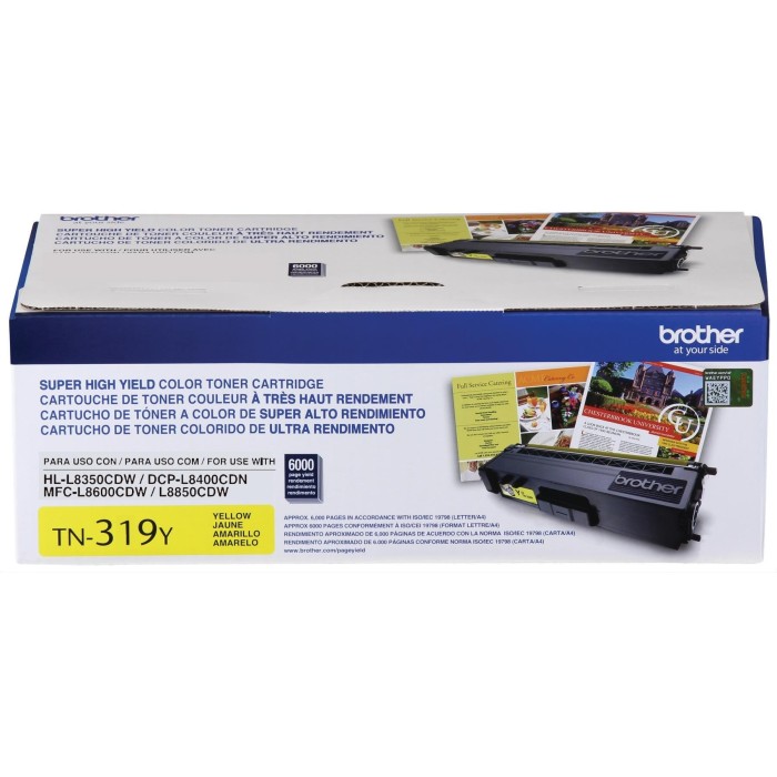 Cartucho Toner Brother TN319Y Amarillo para MFC-l8850 MFC-L8600CD