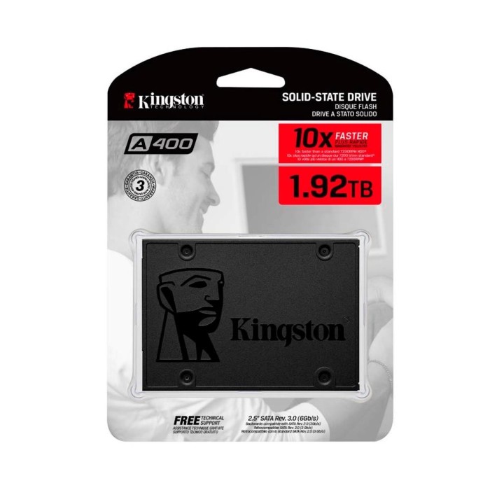 Disco estado sólido Kingston A400 de 1920GB (SSD, SATA)