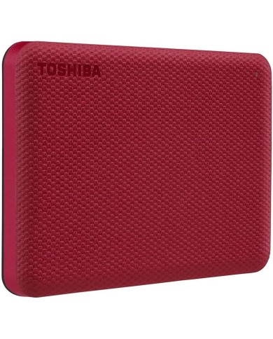 Disco portátil Toshiba Canvio Advance de 2TB USB 3.0, Mac/PC, rojo