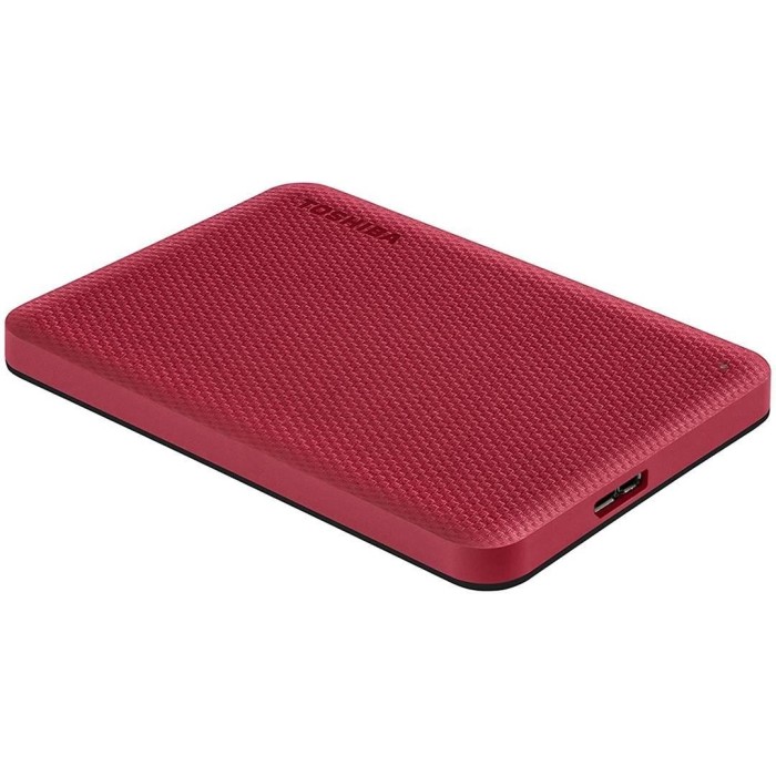 Disco portátil Toshiba Canvio Advance de 2TB USB 3.0, Mac/PC, rojo