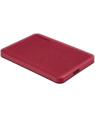 Disco portátil Toshiba Canvio Advance de 2TB USB 3.0, Mac/PC, rojo