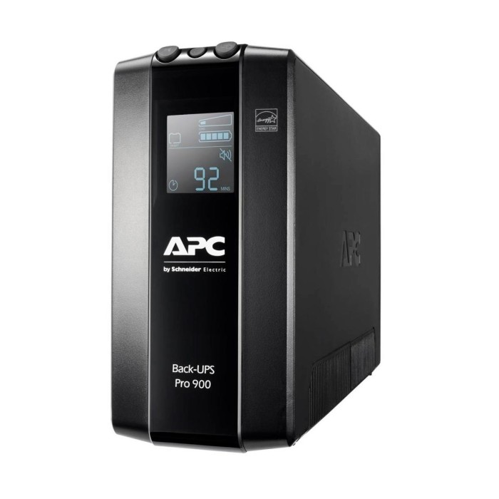 UPS APC Back Pro BR900MI (540W / 900VA, 6 Outlets, AVR, interfaz LCD)