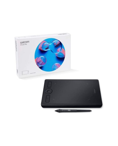 Tableta Wacom Intuos Pro Small Digitizer - right and left-handed - 16 x 10 cm - multi-touch - electromagneti (PTH460K0A)