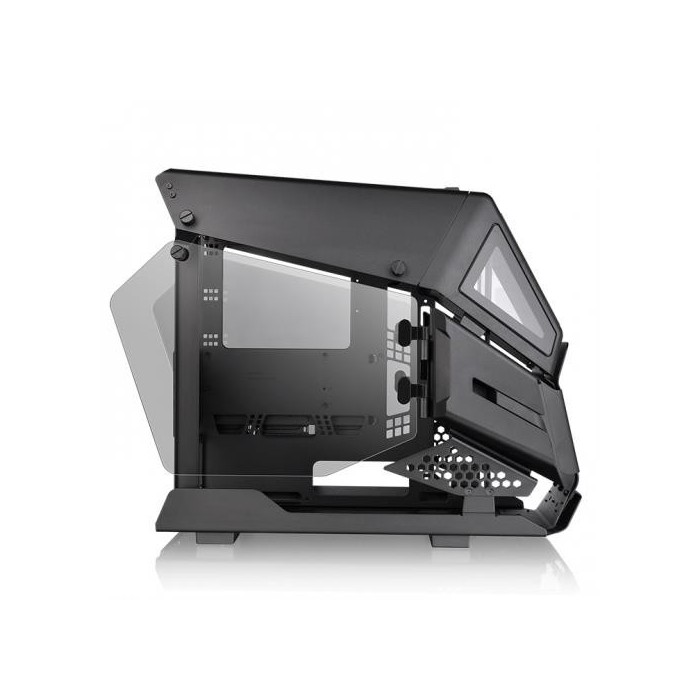 Gabinete Gamer Thermaltake AH T200, Micro-Case, Micro-ATX, Mini-ITX, Vidrio templado, Color negro