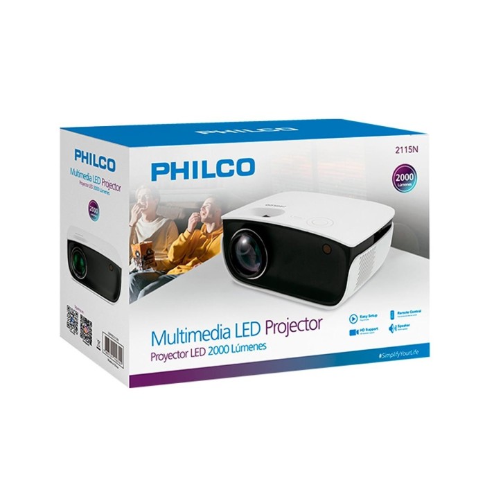Proyector LED Philco 2115N 2000 lúmenes (70PPR2115N)