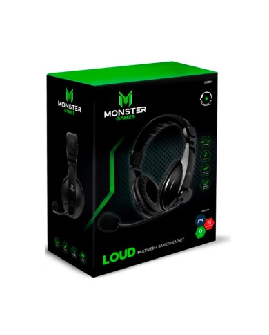 Audífonos Monster Games Loud Multiplataforma PC, PS4, XBOX, Smartphone