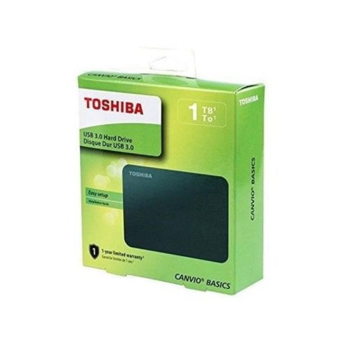 Disco Duro Externo 1TB 2.5" USB 3.0 Canvio Basics Black A3