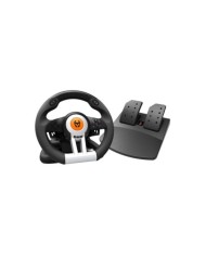 Kit volante con pedales Krom K-Wheel PC, PS3, PS4 Y XBOX ONE