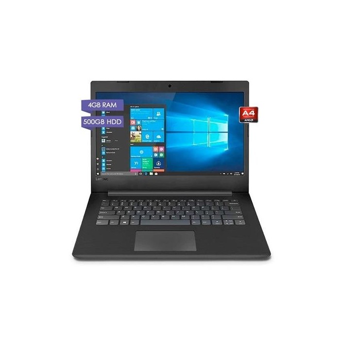 Notebook Lenovo V145-14AST AMD A4-9125 - 4Gb Ram 500Gb HDD 14" W10H (81MS004ACL)