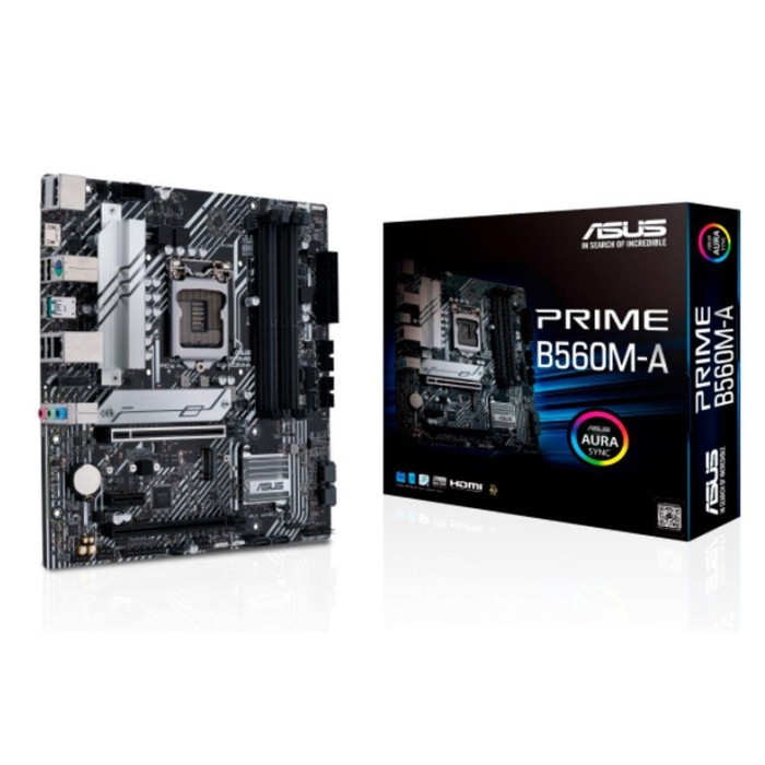 Placa Madre Asus Prime B560M-A Micro-ATX LGA1200, DDR4, PCI-e 4.0, M.2, Sata 6Gb/s