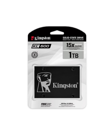 Disco estado sólido Kingston SKC600 de 1024GB (SATA, NAND 3D TLC, 550-500MB/seg)