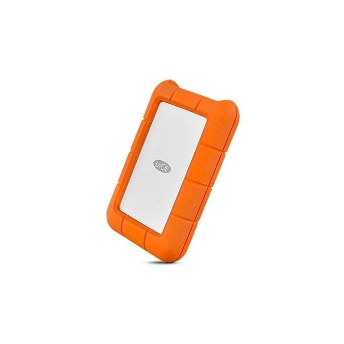 Disco duro portátil LaCie Rugged USB-C de 1TB Naranja