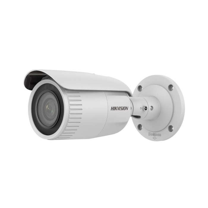 Cámara IP Hikvision 2MP VF 2.8-12mm moto. Exir DWDR IR 30m IP67 POE - a prueba de polvo / impermeable - color (Día y noche)