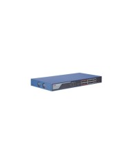 Switch L2 16 ports POE 250mt 803.3at (30W) +2 Puertos Gigabit + 2 SFP (DS-3E0318P-E)