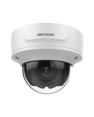 Cámara Domo IP Hikvision2MP IP66 IR 50mt VF 2.8-12mm WDR POE IK10 EXIR - lente motorizado (DS-2CD2721G0-IZS)