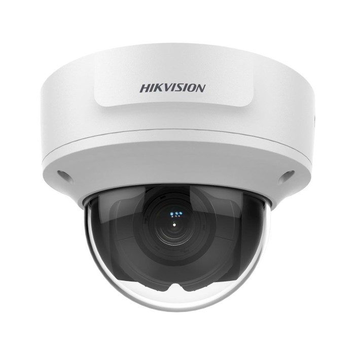 Cámara Domo IP Hikvision2MP IP66 IR 50mt VF 2.8-12mm WDR POE IK10 EXIR - lente motorizado (DS-2CD2721G0-IZS)